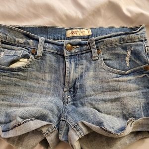 Womens denim shorts